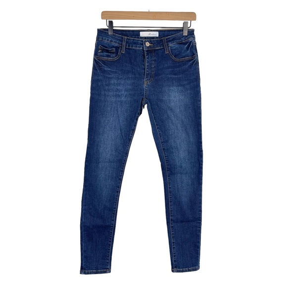 KanCan Denim - Kancan Skinny Jeans 28 Mid Rise Dark Wash Stretch Denim Blue Jean